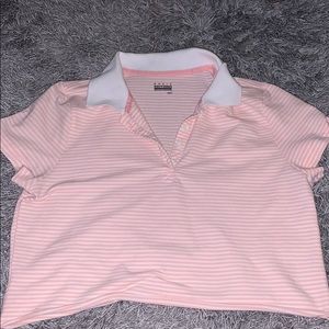 Cropped quarter bottom t shirt